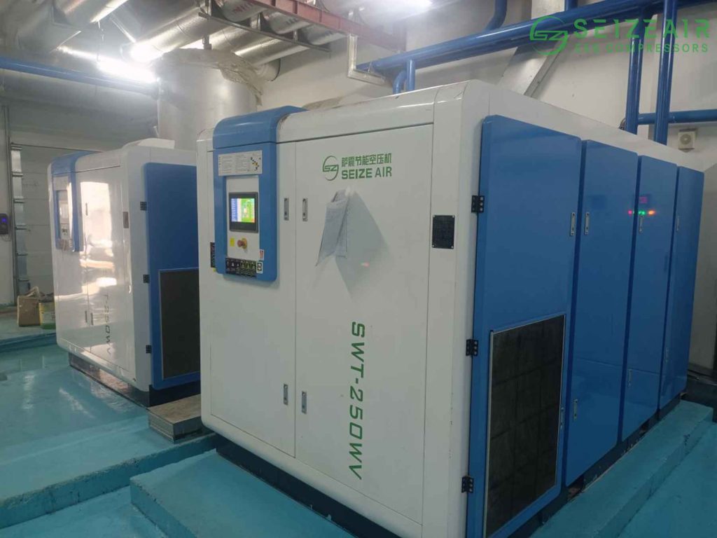 oil-free-screw-compressor-pharmaceutical-installation-site